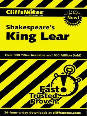 cover image of CliffsNotes on Shakespeare's King Lear